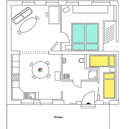Lindenhof 2, Erdgeschoss 아파트 Vipperow
